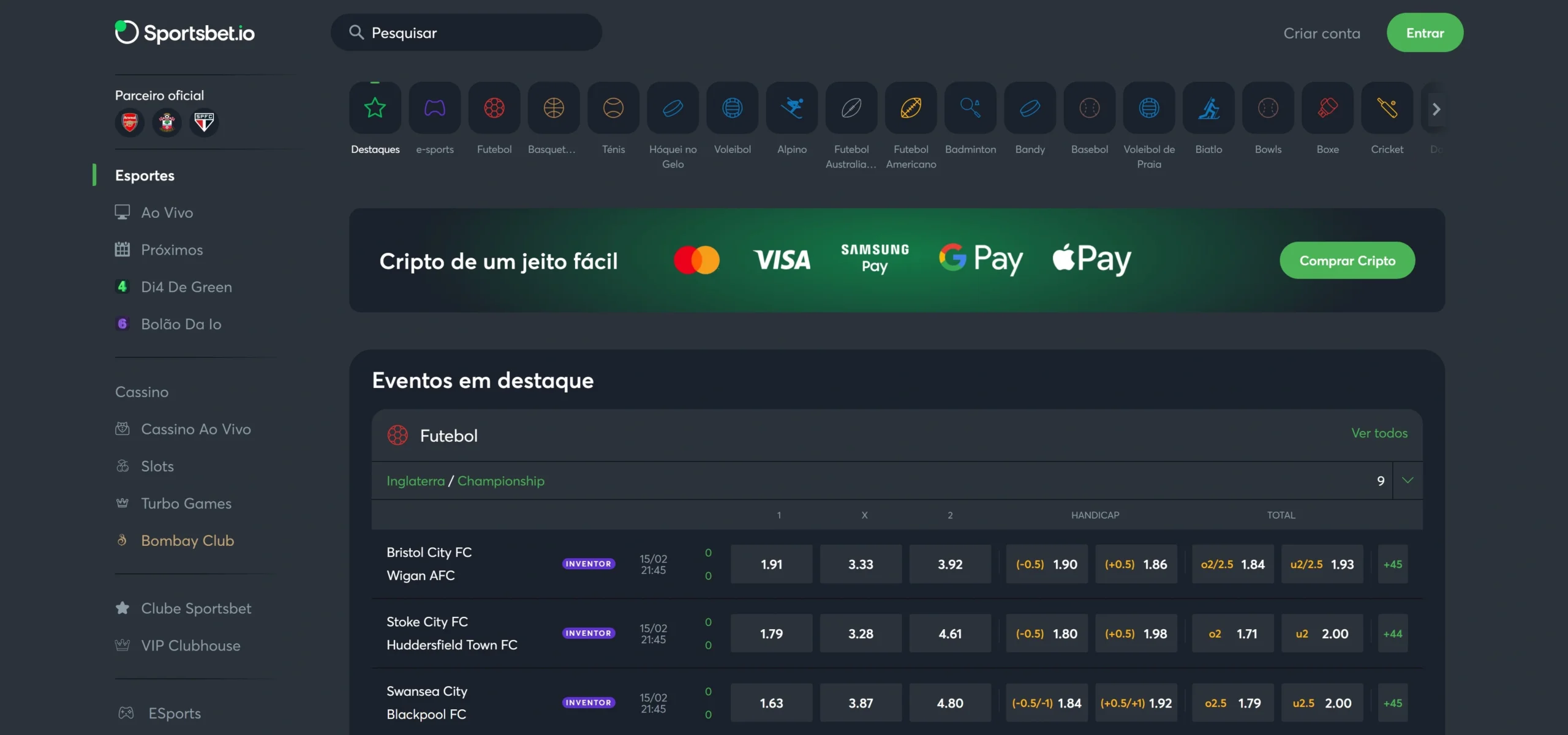 Sportsbet.io Revisão