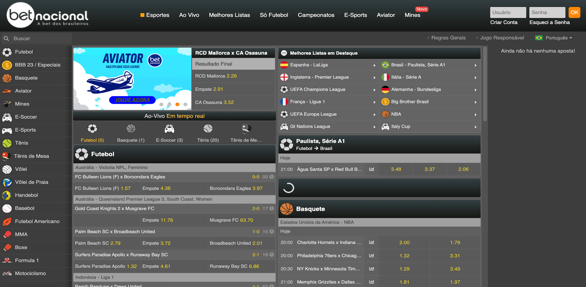 Apostas ao Vivo Betnacional