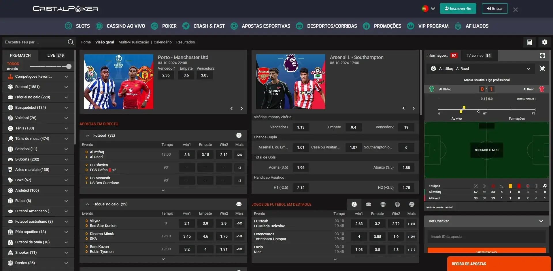 Site da Cristalpoker