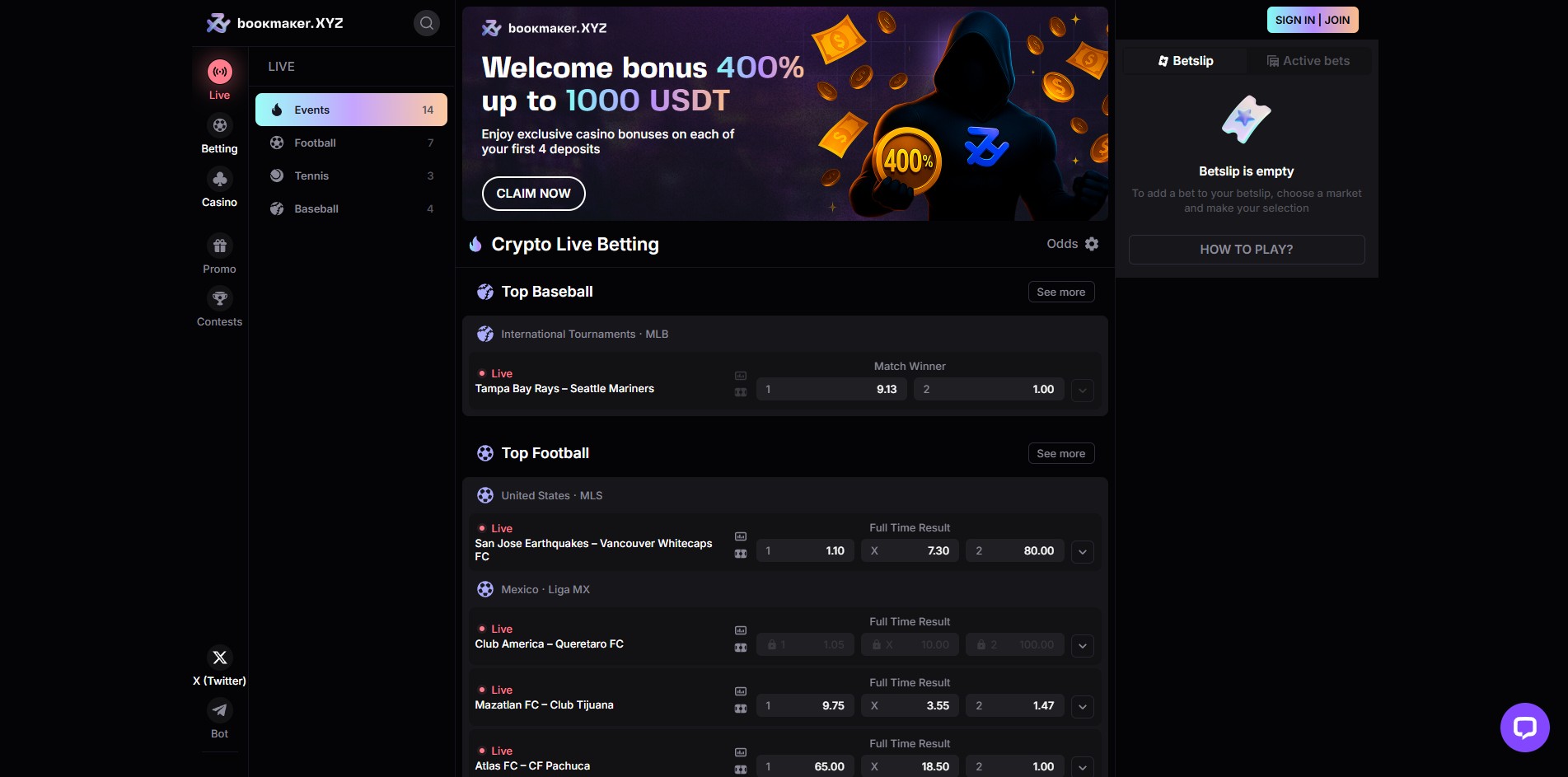 Apostas ao Vivo bookmaker.xyz